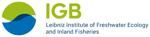 Logo for IGB (Leibniz-Institut für Gewässerökologie und Binnenfischerei) partner